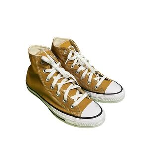 Converse Chuck Taylor All Star High Top Sneakers Mustard Yellow M 5.5/ W 7.5 NEW